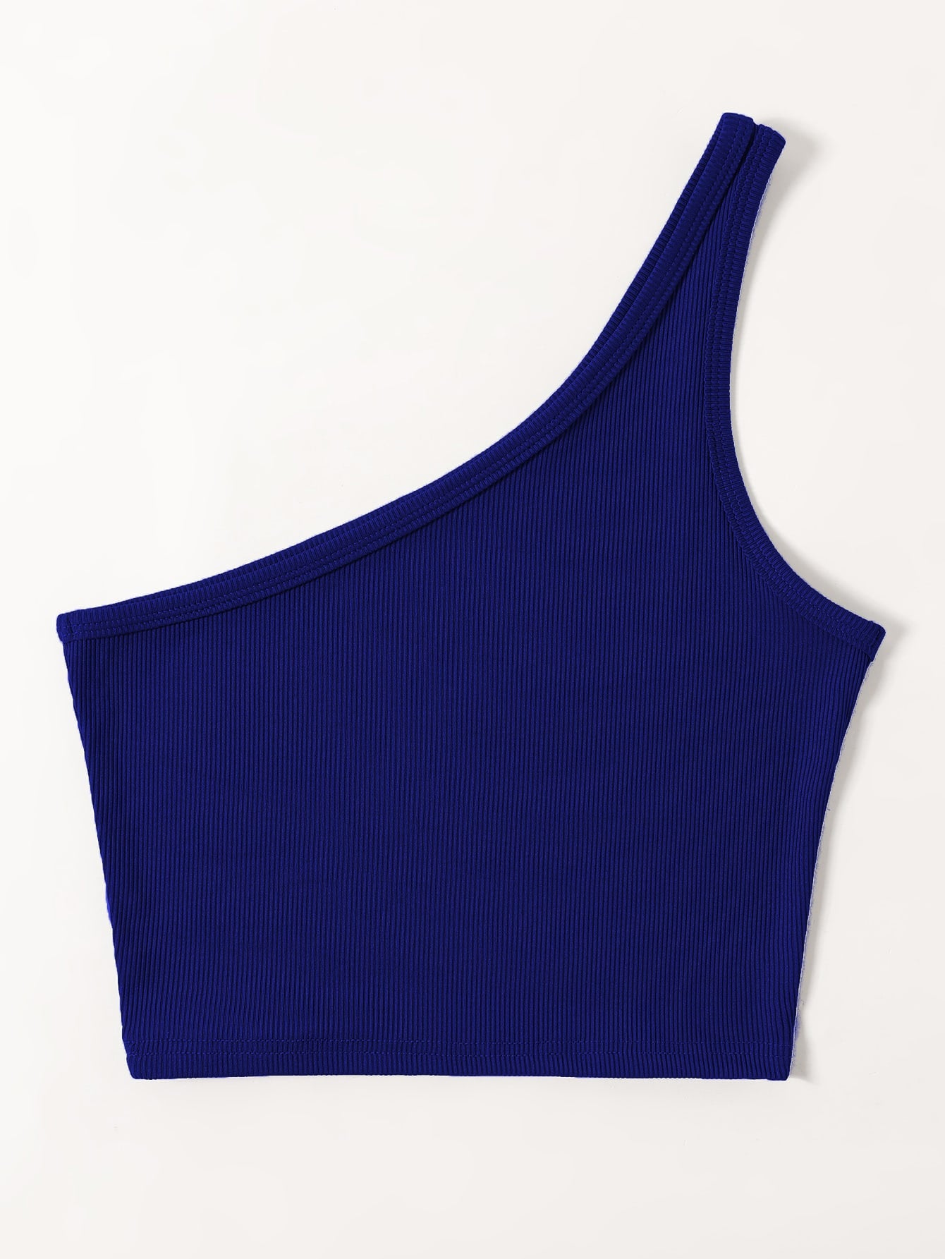Royal Blue One shoulder Tank Top