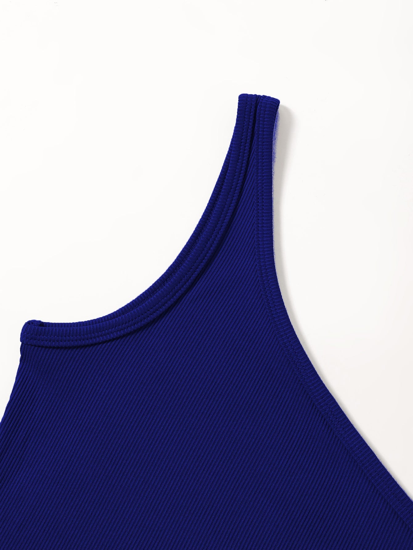 Royal Blue One shoulder Tank Top
