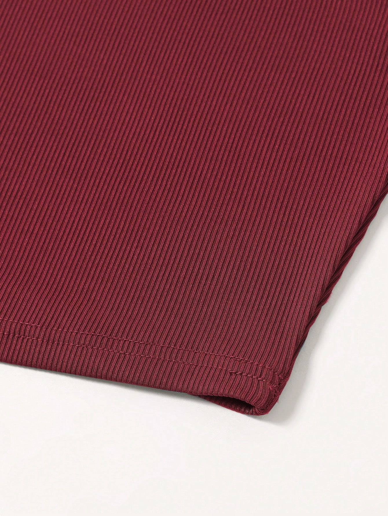 Maroon One shoulder Tank Top