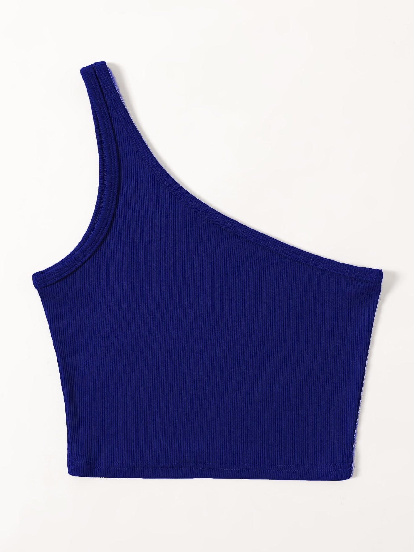 Royal Blue One shoulder Tank Top