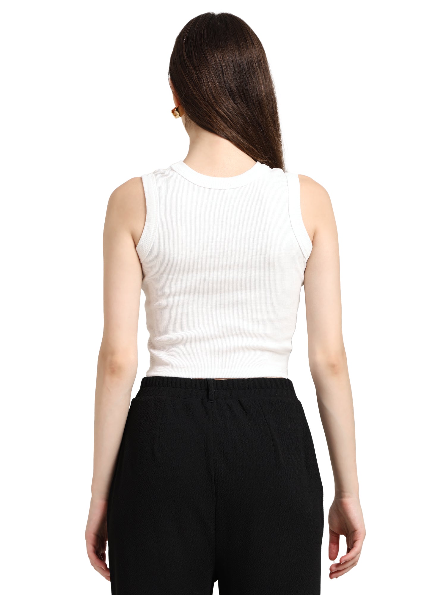 Glow Cherry Embroidered Tank Top